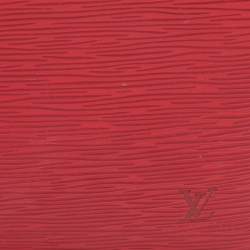 Pre Owned Louis Vuitton Castilian Red Epi Leather Pochette Accessoires Bag