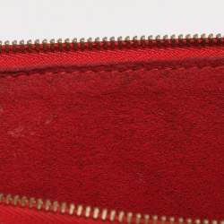 Pre Owned Louis Vuitton Castilian Red Epi Leather Pochette Accessoires Bag