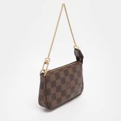 Pre Owned Louis Vuitton Damier Ebene Canvas Mini Pochette Accessoires Bag