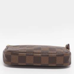 Pre Owned Louis Vuitton Damier Ebene Canvas Mini Pochette Accessoires Bag