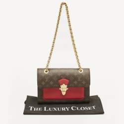 Pre Owned Louis Vuitton Cherry Monogram Canvas Victoire Bag