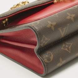 Pre Owned Louis Vuitton Cherry Monogram Canvas Victoire Bag