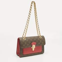 Pre Owned Louis Vuitton Cherry Monogram Canvas Victoire Bag