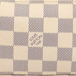 Pre Owned Louis Vuitton Damier Azur Canvas Mini Pochette Accessoires