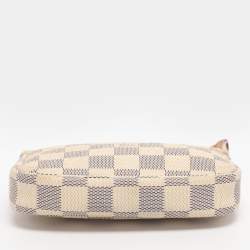 Pre Owned Louis Vuitton Damier Azur Canvas Mini Pochette Accessoires