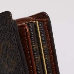 مملوكة مسبقًا محفظة لويس فيتون بورت فويي فينواز فرنسية كانفاس مونوغرام