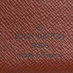 مملوكة مسبقًا محفظة لويس فيتون بورت فويي فينواز فرنسية كانفاس مونوغرام