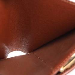 مملوكة مسبقًا محفظة لويس فيتون بورت فويي فينواز فرنسية كانفاس مونوغرام