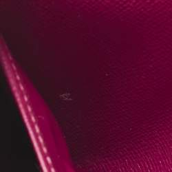 Pre Owned Louis Vuitton Fuchsia Epi Leather Sarah Wallet