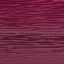 Pre Owned Louis Vuitton Fuchsia Epi Leather Sarah Wallet