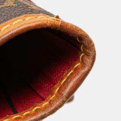 Pre Owned Louis Vuitton Brown Monogram Neverfull MM