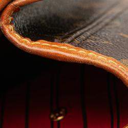 Pre Owned Louis Vuitton Brown Monogram Neverfull MM