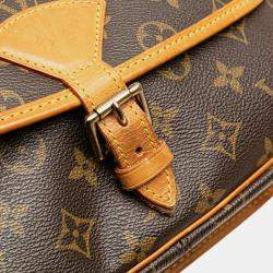 Pre Owned Louis Vuitton Brown Monogram Sologne