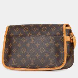 Pre Owned Louis Vuitton Brown Monogram Sologne