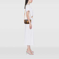 Pre Owned Louis Vuitton Brown Monogram Sologne