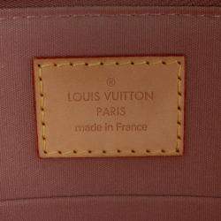 Pre Owned Louis Vuitton Brown Monogram Vernis Alma BB