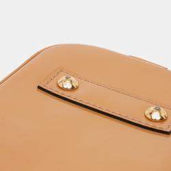 Pre Owned Louis Vuitton Brown Monogram Vernis Alma BB