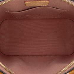 Pre Owned Louis Vuitton Brown Monogram Vernis Alma BB