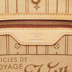 Pre Owned Louis Vuitton Brown Monogram Neverfull MM