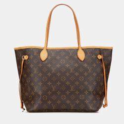 Pre Owned Louis Vuitton Brown Monogram Neverfull MM