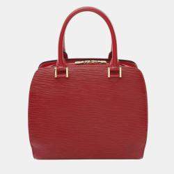 Pre Owned Louis Vuitton Red Epi Pont Neuf