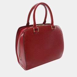 Pre Owned Louis Vuitton Red Epi Pont Neuf