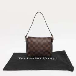 Pre Owned Louis Vuitton Damier Ebene Trousse Pochette Bag