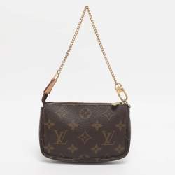 Pre Owned Louis Vuitton Monogram Canvas Mini Pochette Accessoires