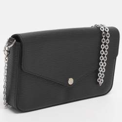 مملوكة مسبقًا حقيبة لوي فيتون فليسي صغيرة جلد أيبي أسود