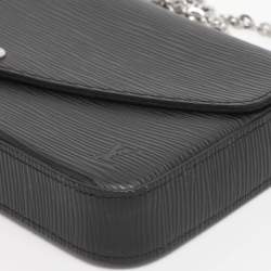 مملوكة مسبقًا حقيبة لوي فيتون فليسي صغيرة جلد أيبي أسود