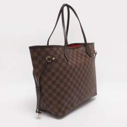 Pre Owned Louis Vuitton Damier Ebene Canvas Neverfull MM Bag