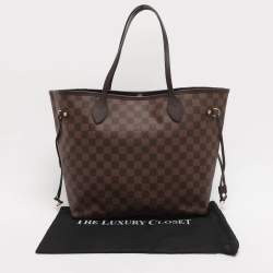 Pre Owned Louis Vuitton Damier Ebene Canvas Neverfull MM Bag
