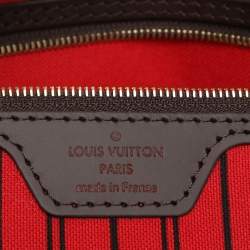 Pre Owned Louis Vuitton Damier Ebene Canvas Neverfull MM Bag