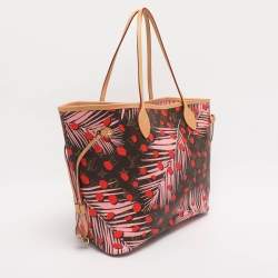 Pre Owned Louis Vuitton Monogram Canvas Jungle Dots Neverfull MM Bag