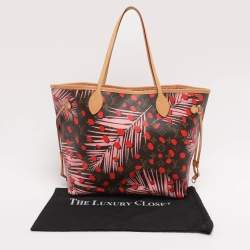 Pre Owned Louis Vuitton Monogram Canvas Jungle Dots Neverfull MM Bag