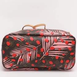 Pre Owned Louis Vuitton Monogram Canvas Jungle Dots Neverfull MM Bag