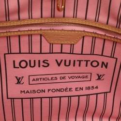 Pre Owned Louis Vuitton Monogram Canvas Jungle Dots Neverfull MM Bag
