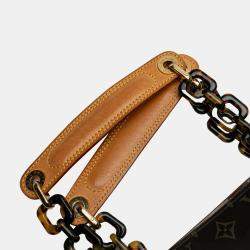 Pre Owned Louis Vuitton Brown Monogram Cabas Sac Ambre PM