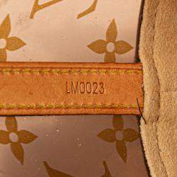 Pre Owned Louis Vuitton Brown Monogram Cabas Sac Ambre PM