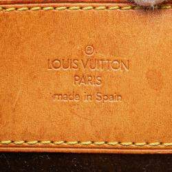 Pre Owned Louis Vuitton Brown Monogram Cabas Sac Ambre PM