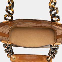 Pre Owned Louis Vuitton Brown Monogram Cabas Sac Ambre PM
