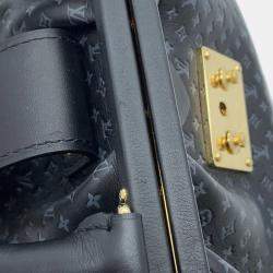 Pre Owned Louis Vuitton Monogramclutch Noir Nanogram