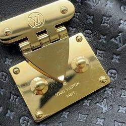 Pre Owned Louis Vuitton Monogramclutch Noir Nanogram