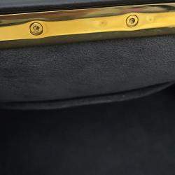 Pre Owned Louis Vuitton Monogramclutch Noir Nanogram