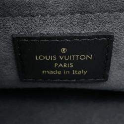 Pre Owned Louis Vuitton Monogramclutch Noir Nanogram