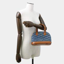 Pre Owned Louis Vuitton Maltage Alma Blue/Brown Denimtextile Size BB