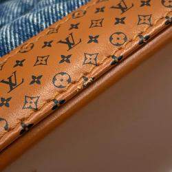 Pre Owned Louis Vuitton Maltage Alma Blue/Brown Denimtextile Size BB