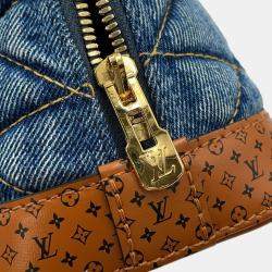 Pre Owned Louis Vuitton Maltage Alma Blue/Brown Denimtextile Size BB