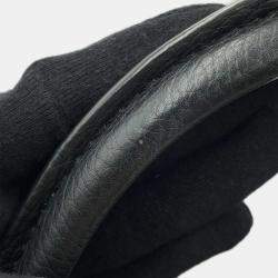 Pre Owned Louis Vuitton Capucines Noir Tweed Size MM