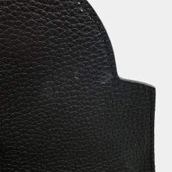 Pre Owned Louis Vuitton Capucines Noir Taurillon Leather Shearling Size MM